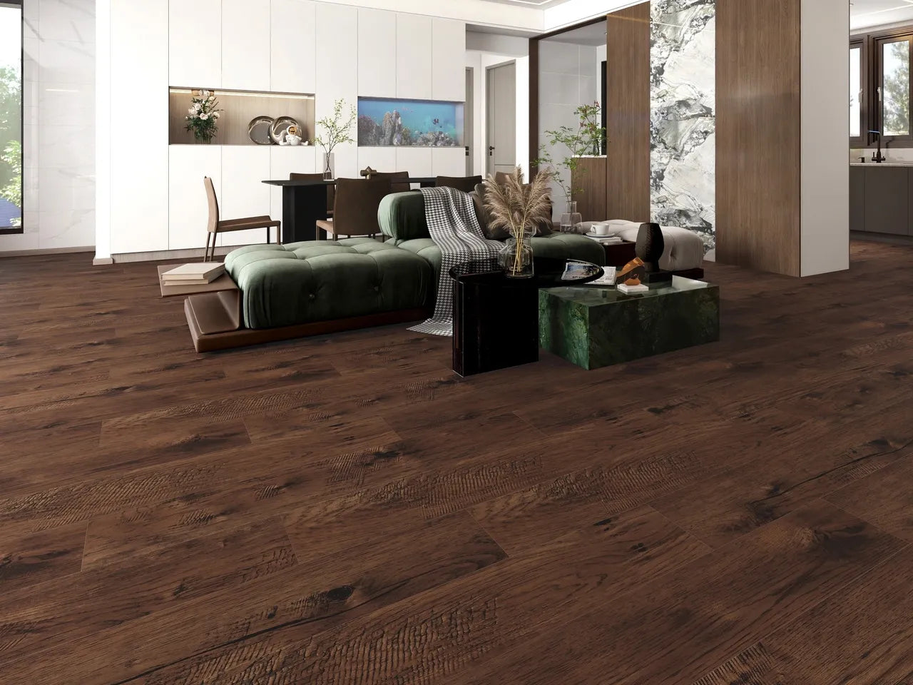 Decor Vinyl Earthtone Collection SPC 6mm - Hudson (Micro Bevel)