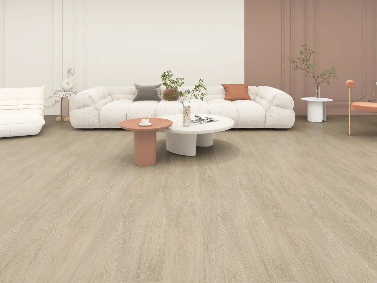 Decor Vinyl Earthstone Collection SPC 8mm - Milky (Micro Bevel)