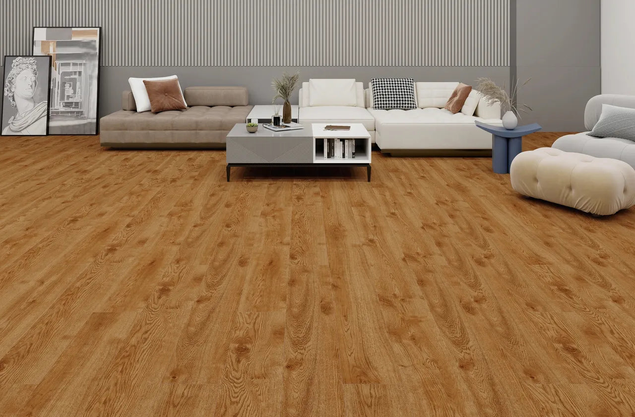 Decor Vinyl SPC 6mm Nestglow Collection 12mil - Honey Oak Pro