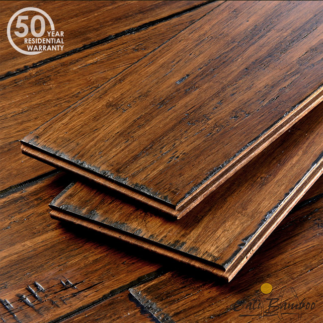 Antique Java Fossilized® Wide T&G Solid Bamboo Flooring
